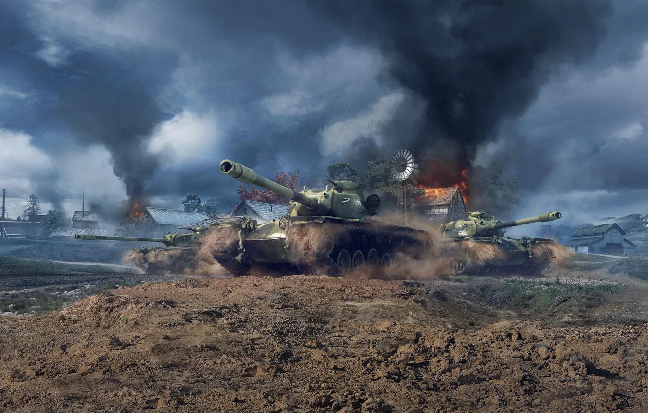 Photo wallpaper World of Tanks, World Of Tanks, T110E5, Wargaming Net, WoTB, Flash, WoT: Blitz, World of …