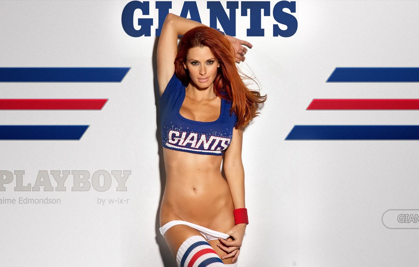 Photo wallpaper girl, playboy, Jaime Edmondson