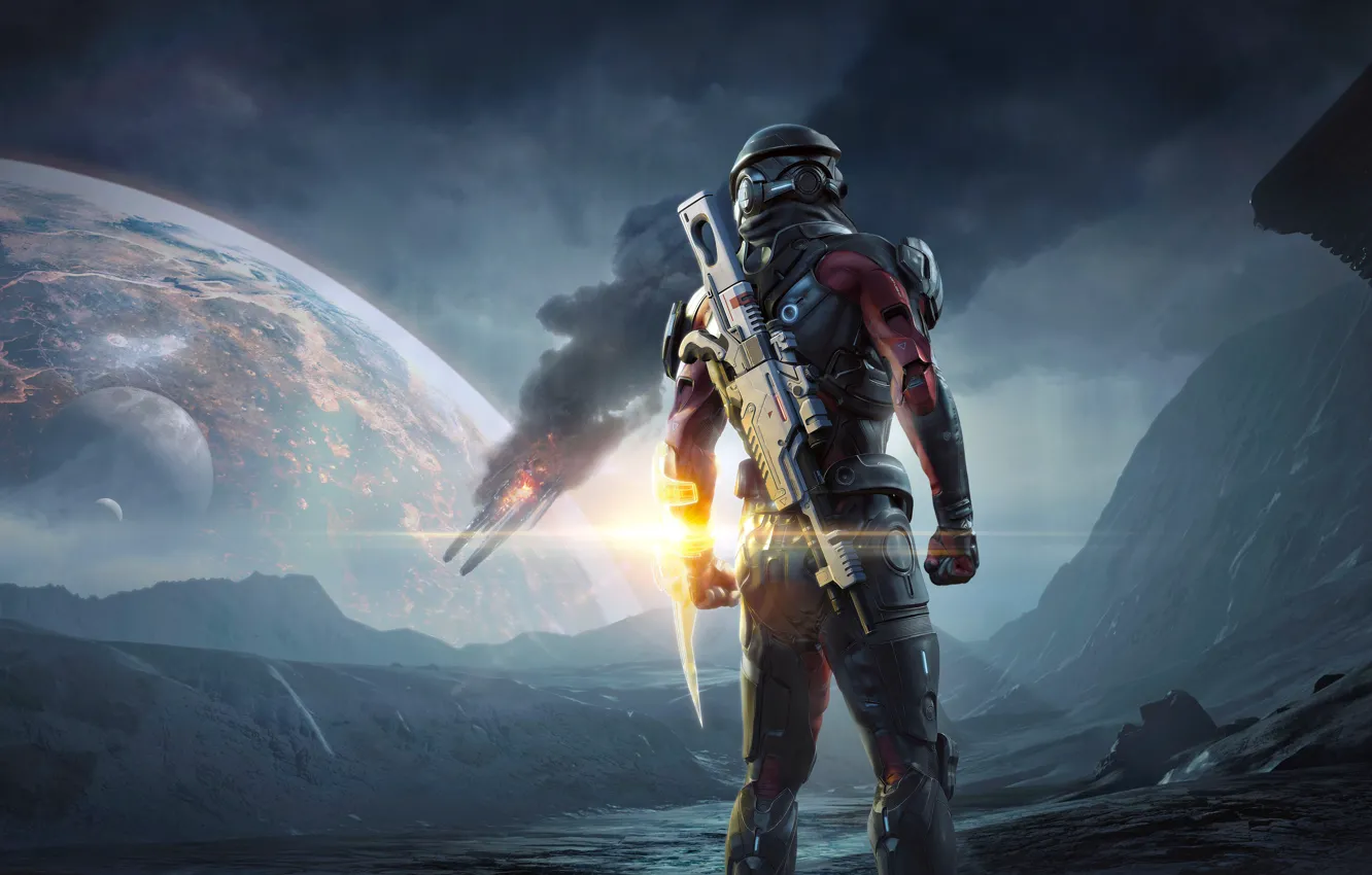 Photo wallpaper BioWare, Game, Electronic Arts, Mass Effect: Andromeda