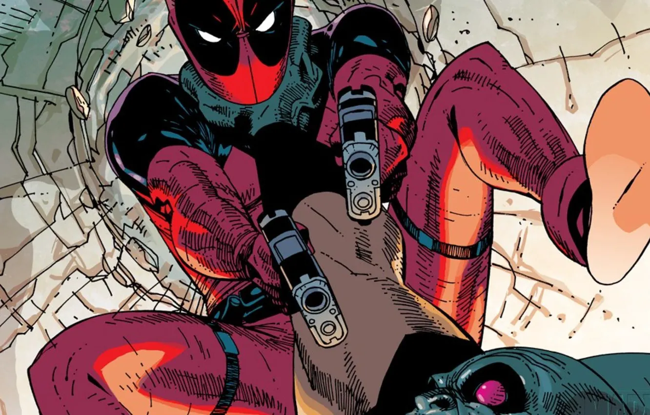 Photo wallpaper Deadpool, Marvel, Deadpool, Wade Wilson, Marvel, Wade Wilson