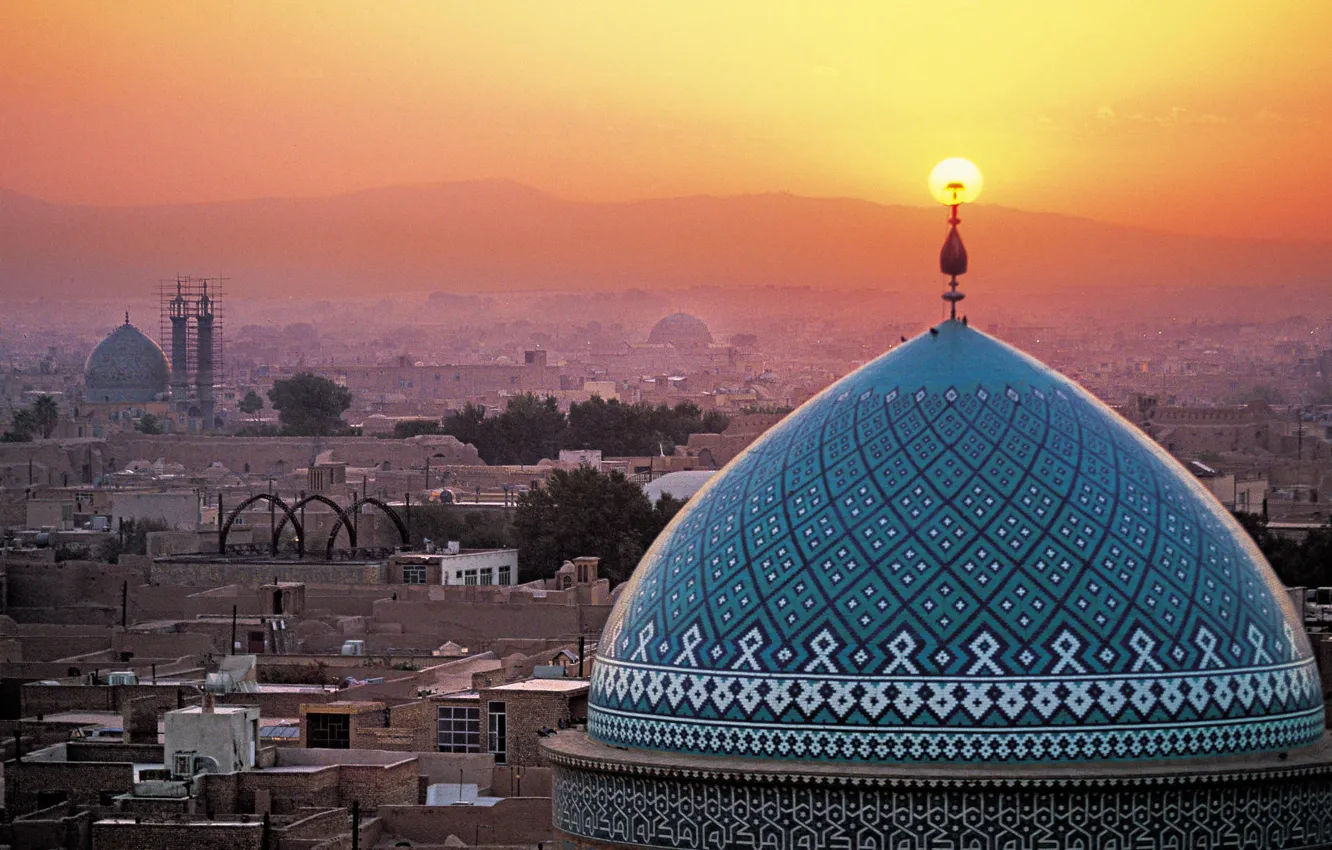 Photo wallpaper Iran, persia, iran, Beautiful Jame Masjid, Yazd