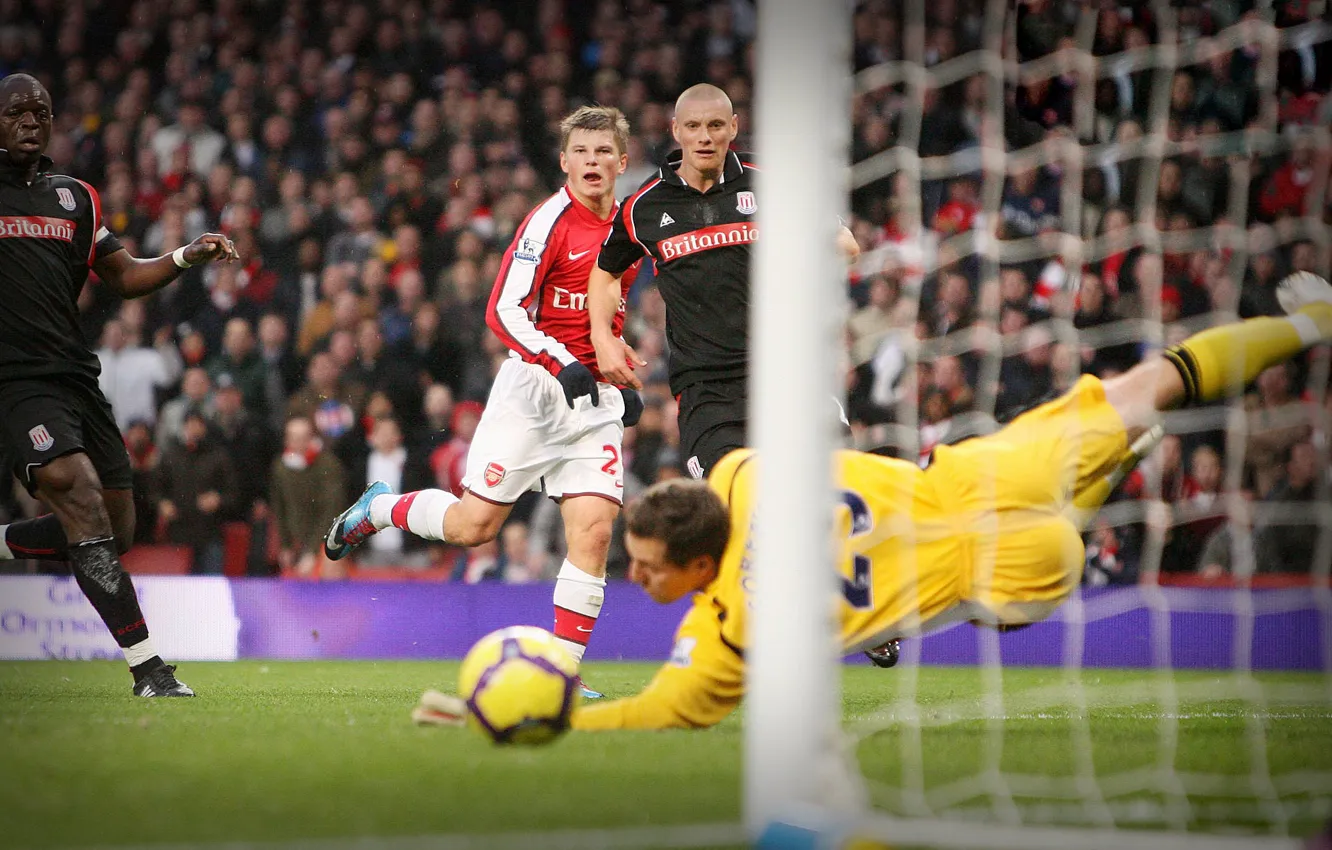 Photo wallpaper football, Arsenal, football, Arshavin, arshavin, Arsenal, soccer