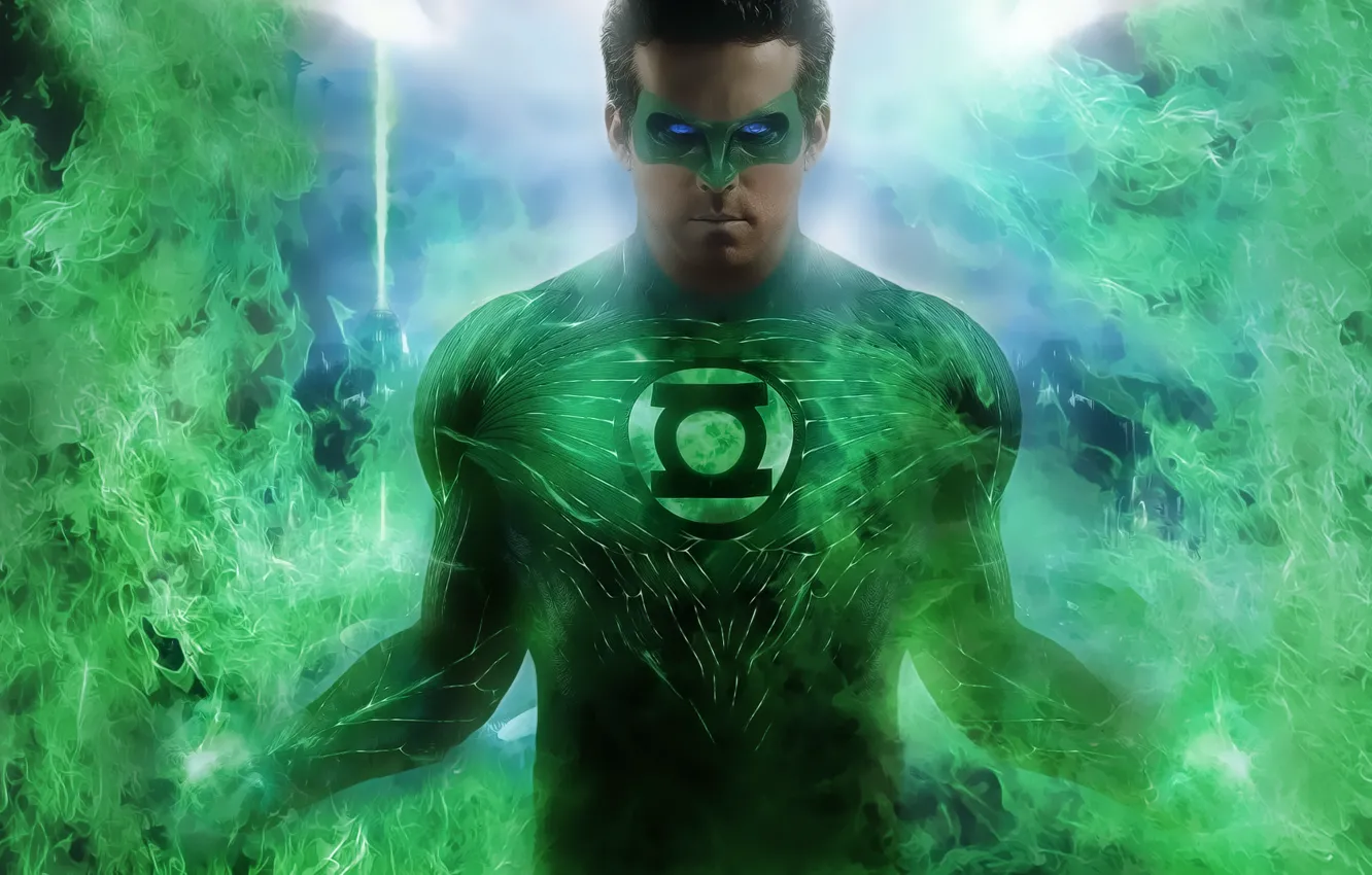 Photo wallpaper Green Lantern, hero, Comics, DC Comics