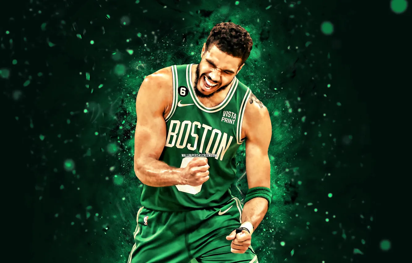Photo wallpaper basketball, Boston, NBA, American, Boston Celtics, Celtics, Tatum, Jayson