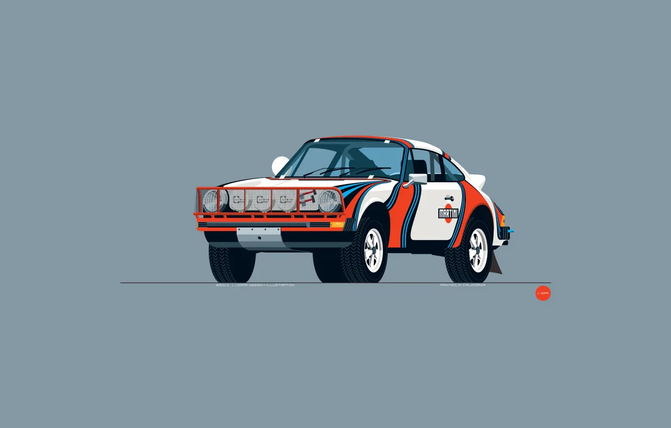 Photo wallpaper Auto, Minimalism, 911, Porsche, Machine, Art, Porsche 911, 1978