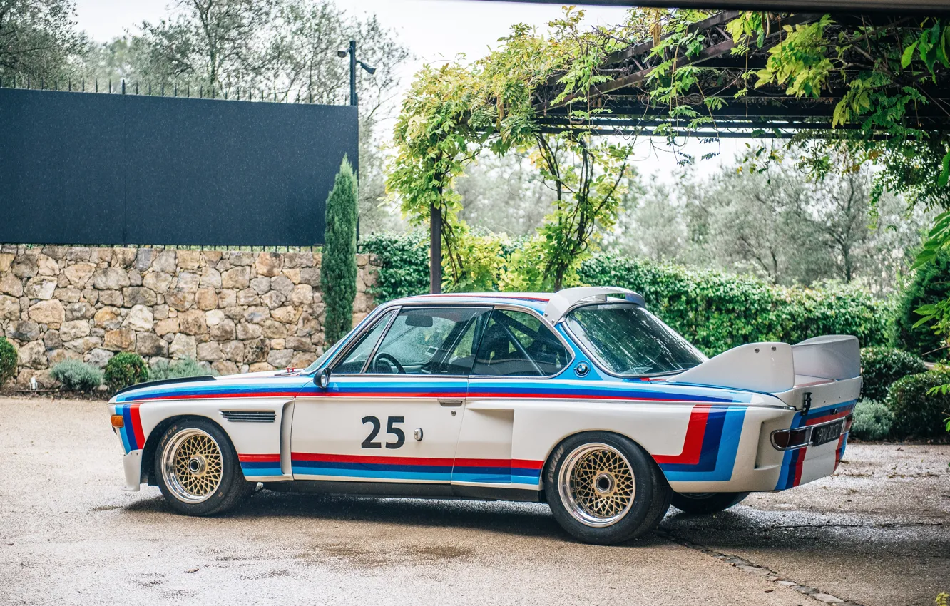 Photo wallpaper BMW, 1973, sports car, BMW 3.0 CSL (E9)