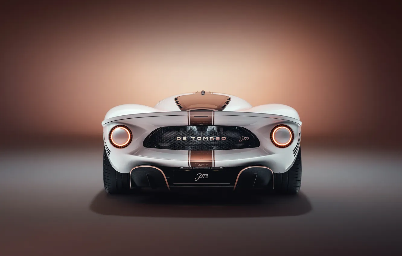 Photo wallpaper The only instance, Supercar, De Tomaso, the only instance, De Tomaso P72, supercar, 2025