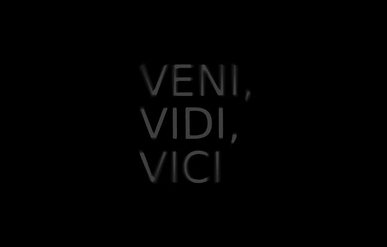 Photo wallpaper letters, labels, veni vidi vici