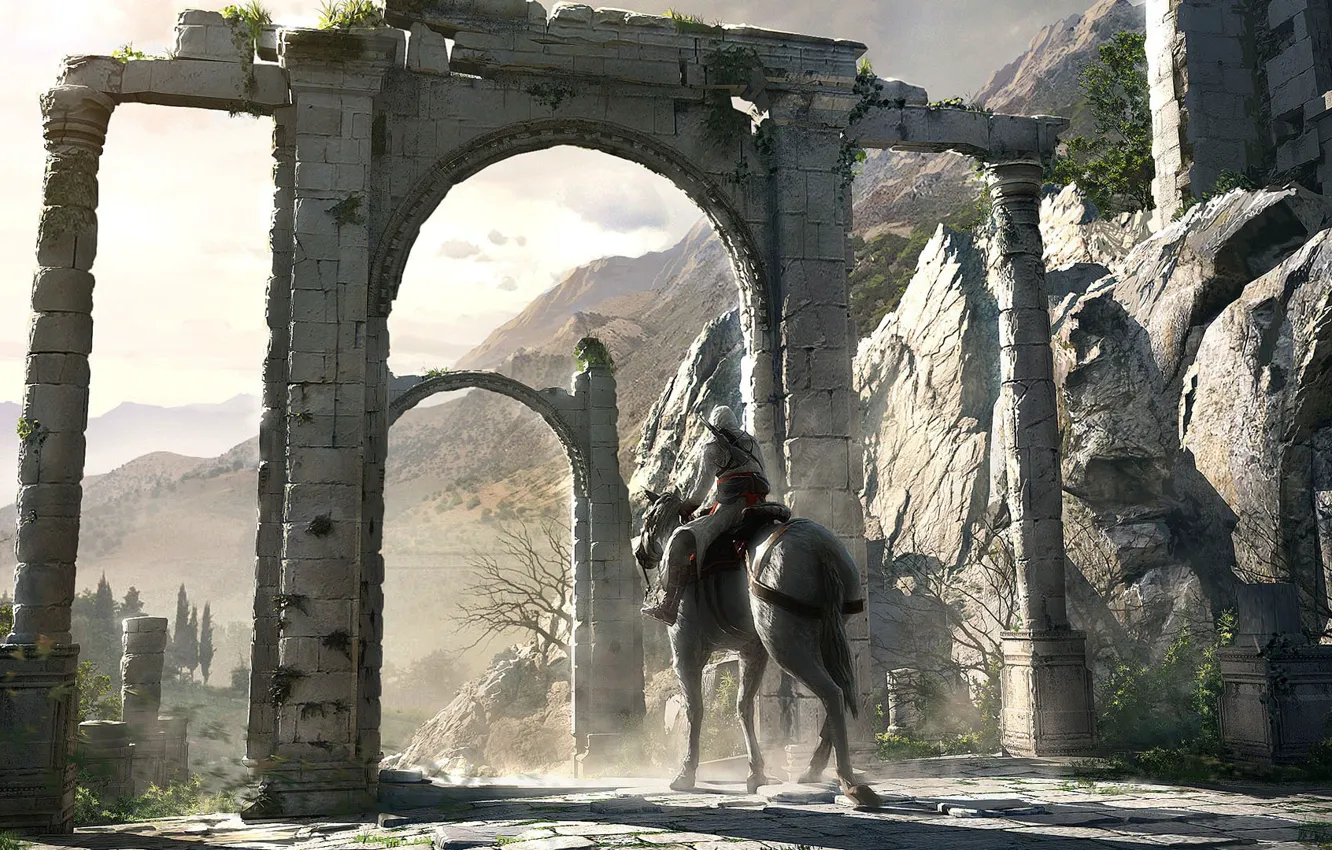 Photo wallpaper Ruins, Ubisoft, Assassin’s Creed, Assassin's creed, Action-adventure with elements of stealth