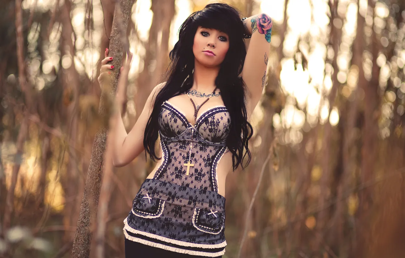 Photo wallpaper tattoo, is, painted