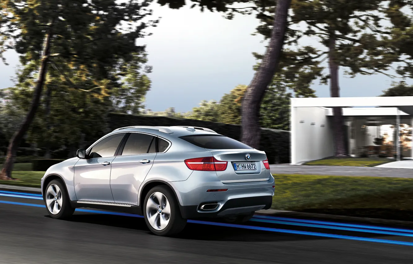 Photo wallpaper blue, BMW