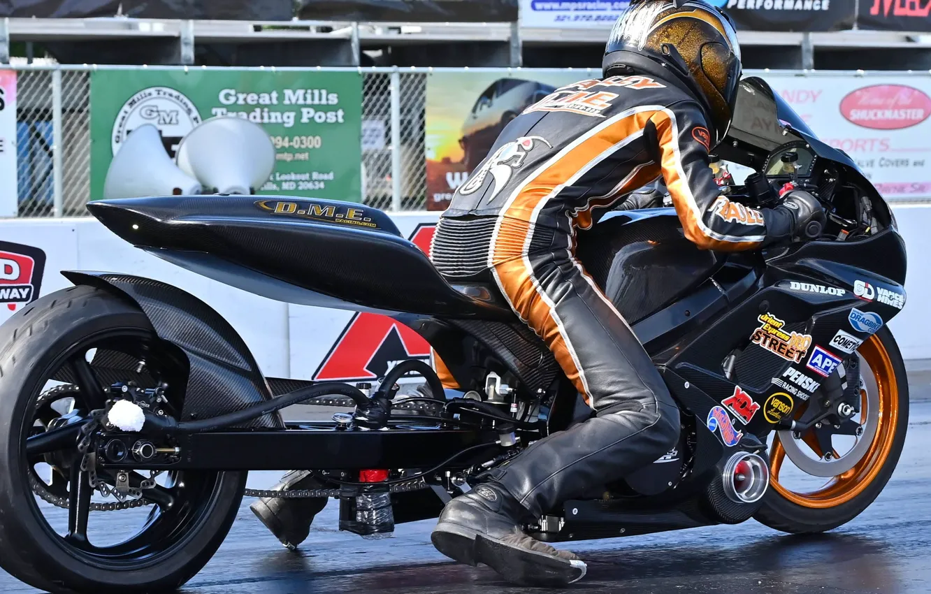 Photo wallpaper power, speed, engine, Top, drag bike, King Racing, machine.