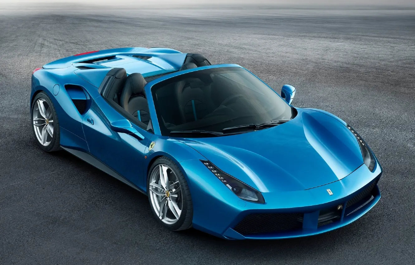 Photo wallpaper Ferrari, Spider, 488