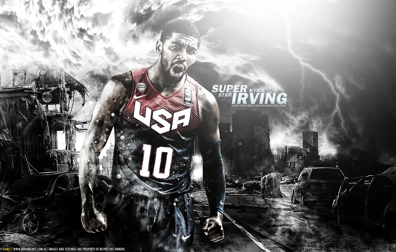 Photo wallpaper Basketball, USA, basketball, NBA, Kyrie Irving