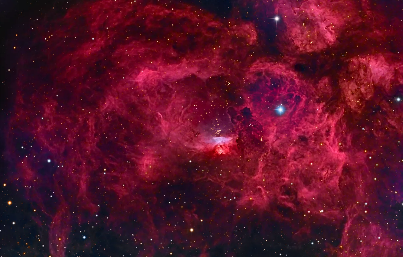 Photo wallpaper space, stars, nebula, the world, constellation