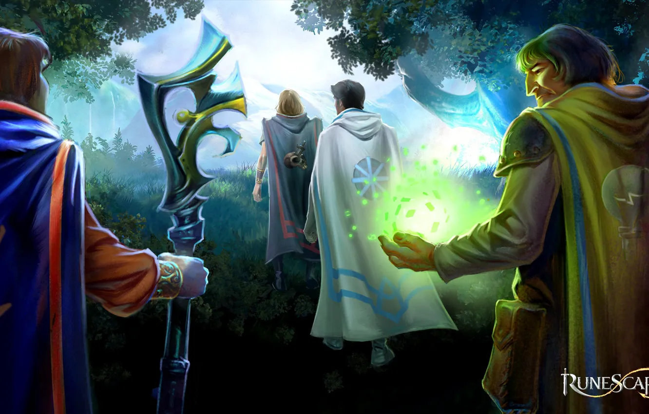 Photo wallpaper people, magic, mages, Runescape