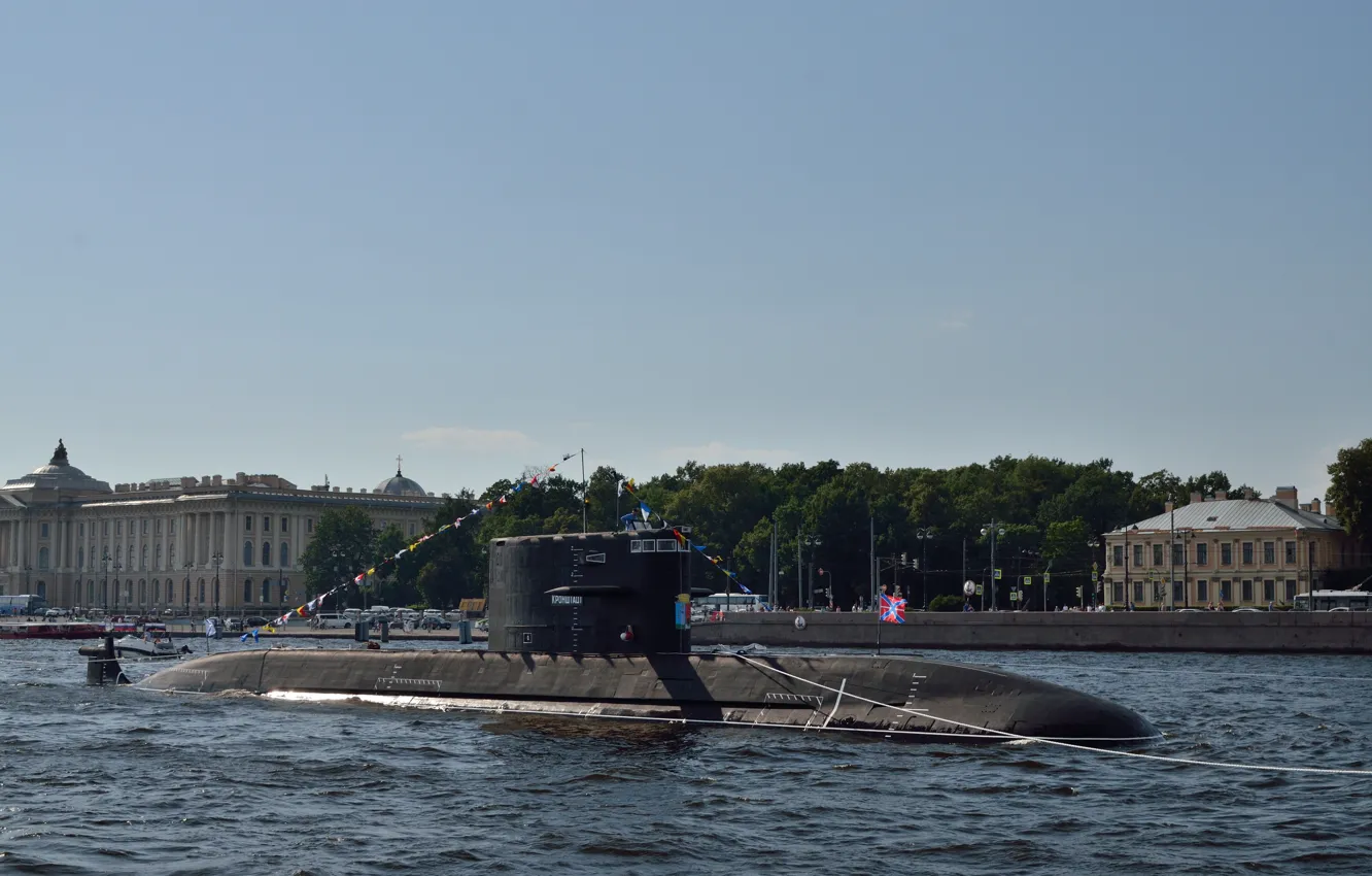 Photo wallpaper submarine, diesel, Kronstadt, the project 677