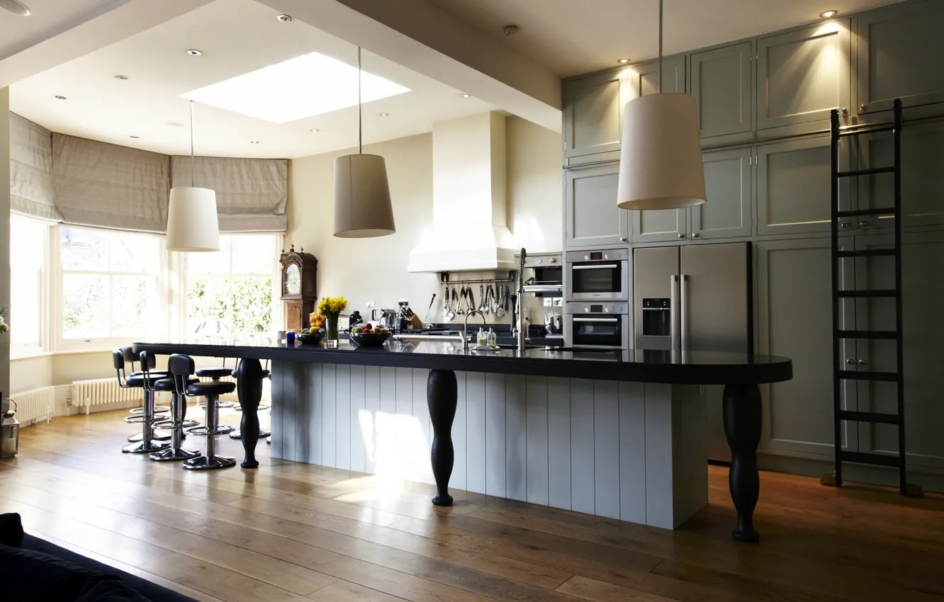 Photo wallpaper design, style, interior, glamorous victorian kitchen