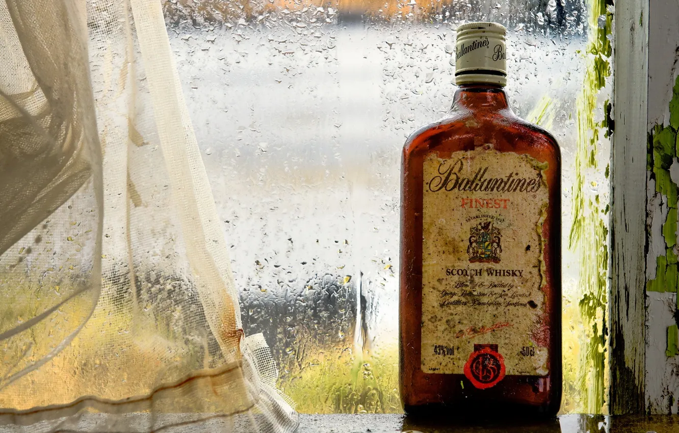 Photo wallpaper background, window, drink