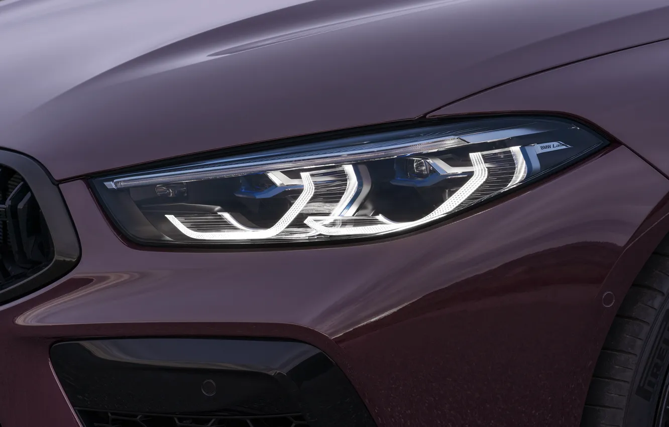 Photo wallpaper coupe, headlight, BMW, 2019, M8, the four-door, M8 Gran Coupe, M8 Competition Gran Coupe