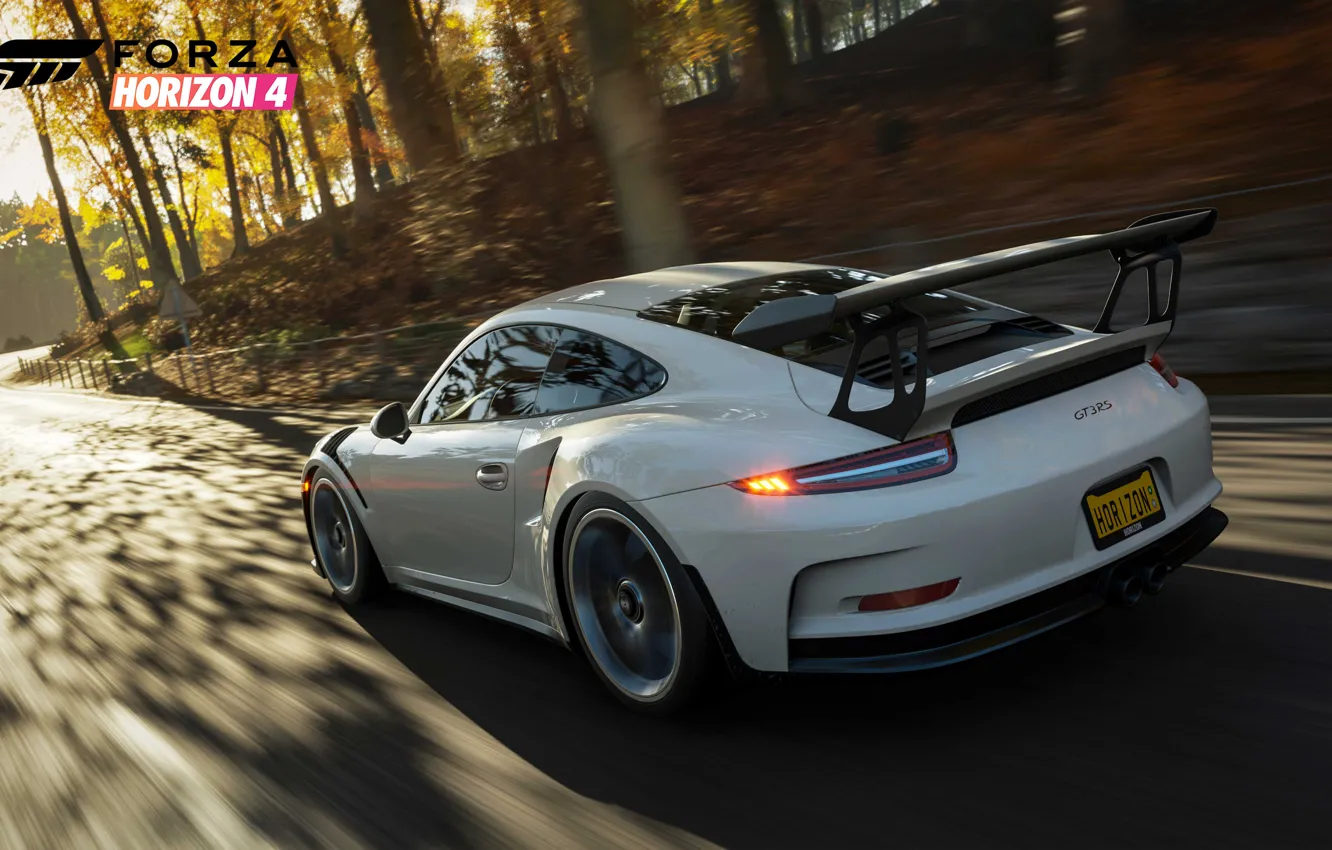 Photo wallpaper 911, Porsche, Microsoft, game, 2018, GT3 RS, Forza Horizon 4