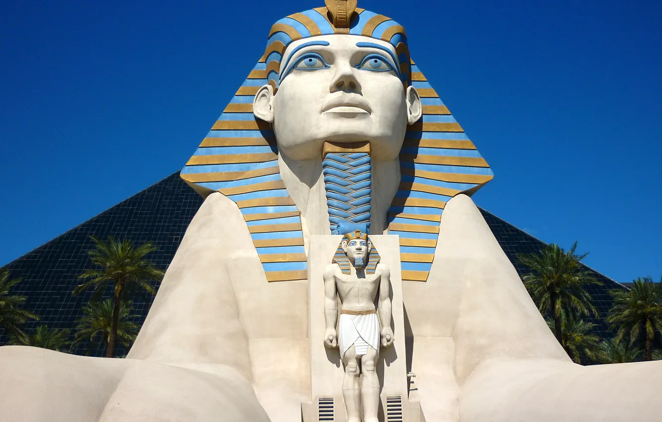 Photo wallpaper city, Las Vegas, Luxor Hotel