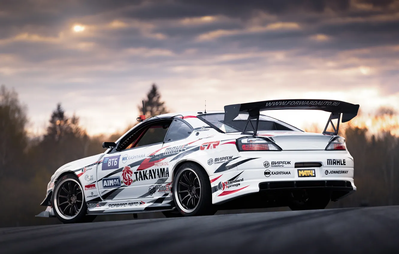 Photo wallpaper nissan, silvia, s15, tuning • drift • drift • Nissan • tuning • Sylvia