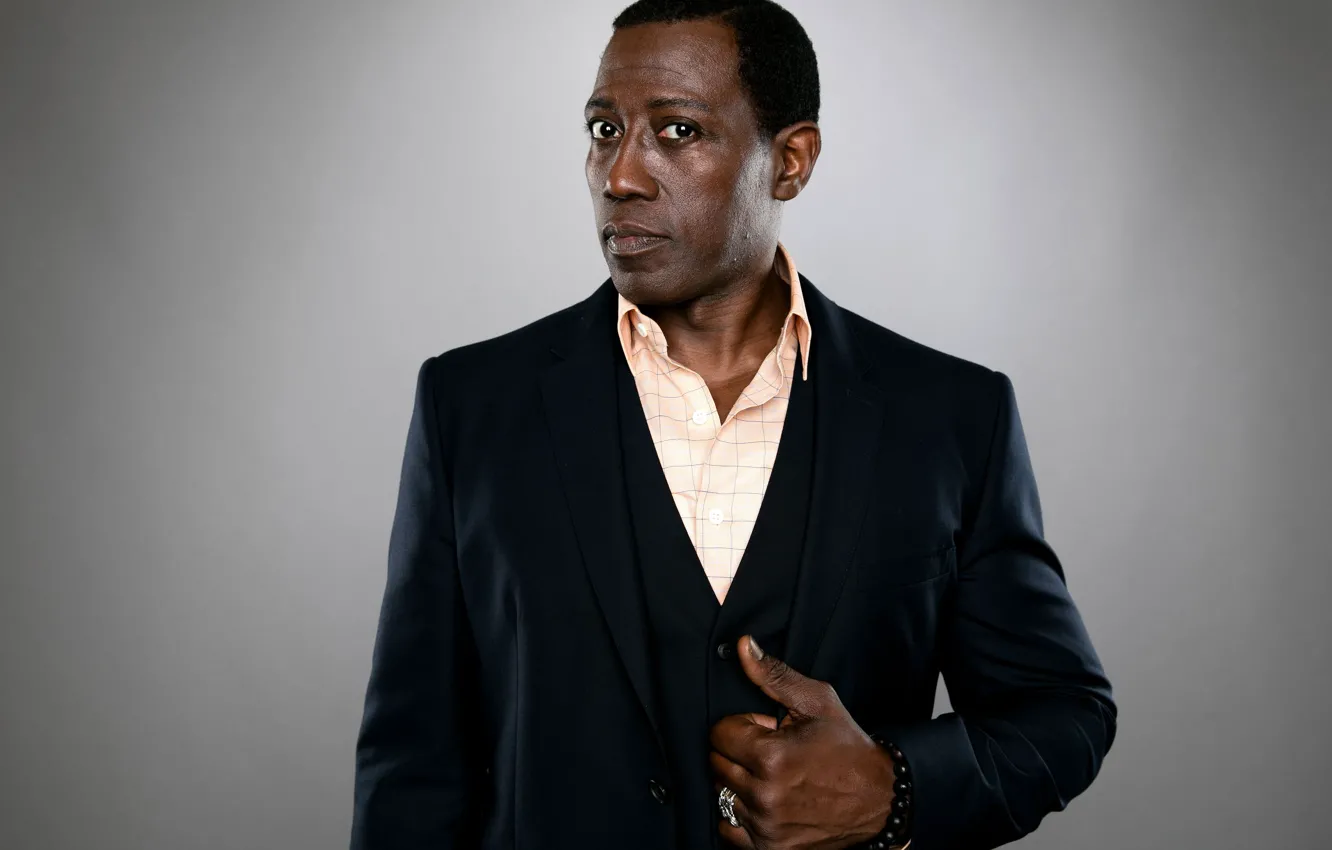 Photo wallpaper look, pose, costume, actor, actor, view, pose, Wesley Snipes