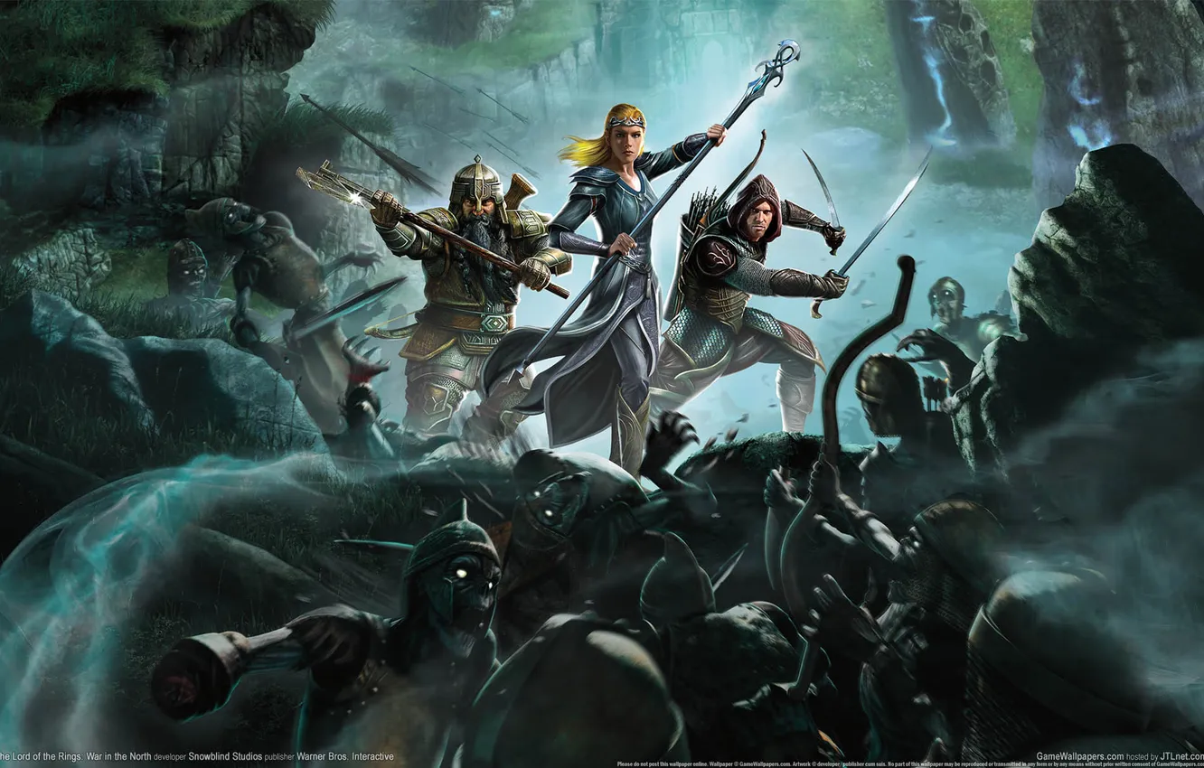 Photo wallpaper undead, The Lord of the Rings, War In The North
