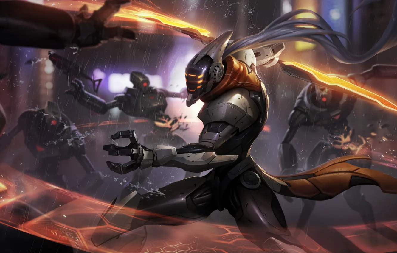 Photo wallpaper game, art, League of Legends, LoL, Project, skin, Master Yi