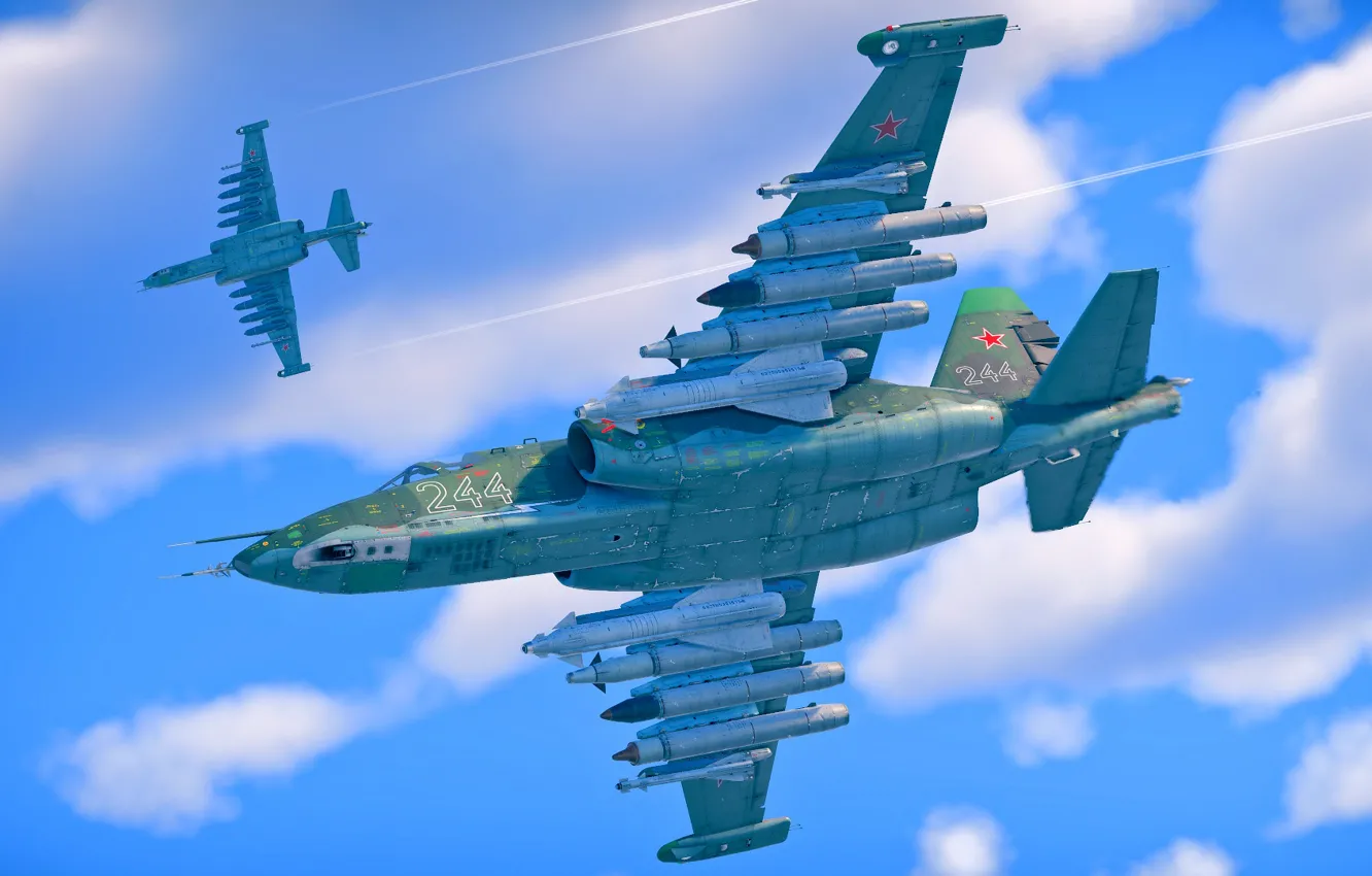 Photo wallpaper USSR, Su-25, OKB P. O. Sukhoi, Front - line attack aircraft