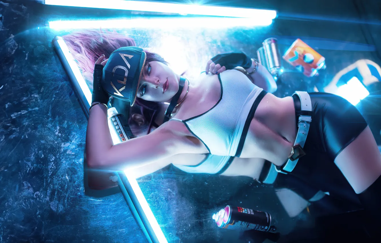 Photo wallpaper Rogue, Akali, assassin, path