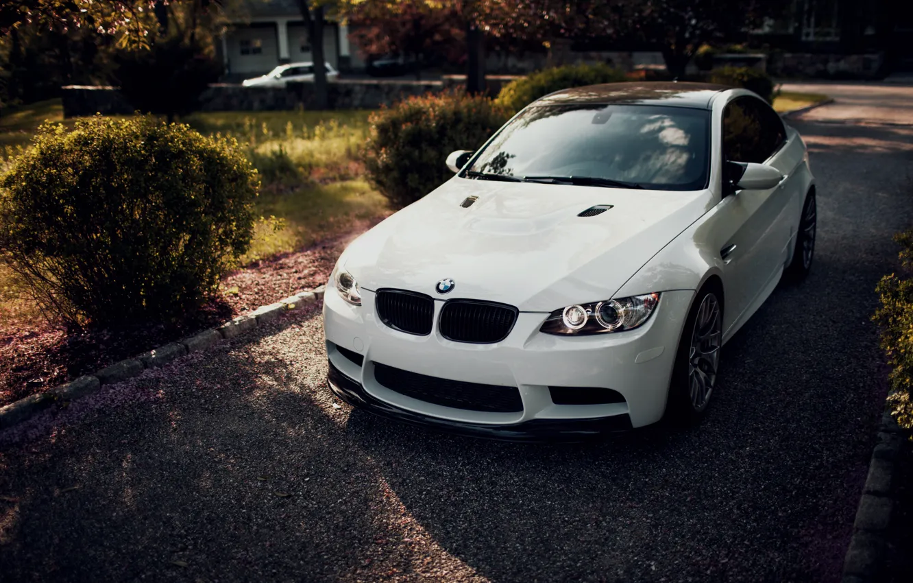 Photo wallpaper white, bmw, BMW, coupe, white, e92