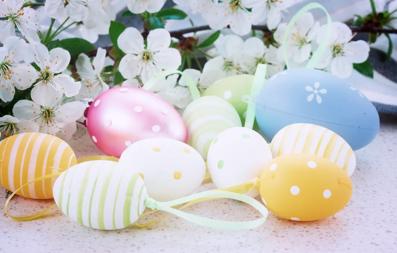 Photo wallpaper Easter, Eggs, Holiday