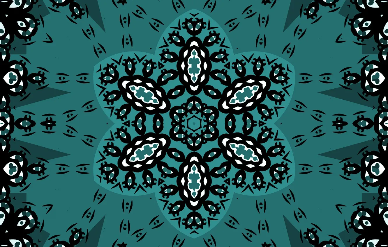 Photo wallpaper flowers, pattern, color