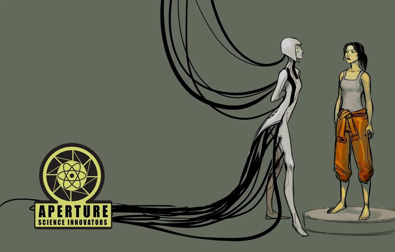 Photo wallpaper Portal 2, glados, Portal 2, Glados, Aperture Laboratories