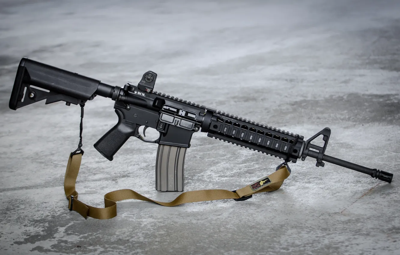 Photo wallpaper strap, BCM, assault rifle