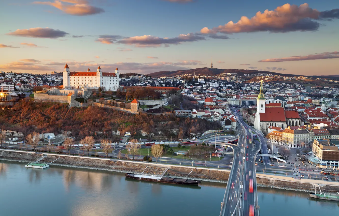 Photo wallpaper the city, Slovakia, Bratislava