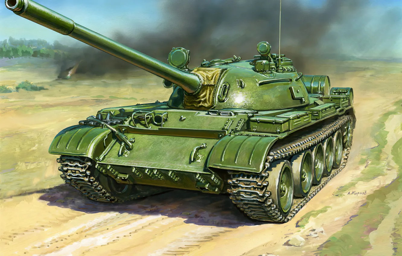 Photo wallpaper USSR, Tank, Armor, T-55