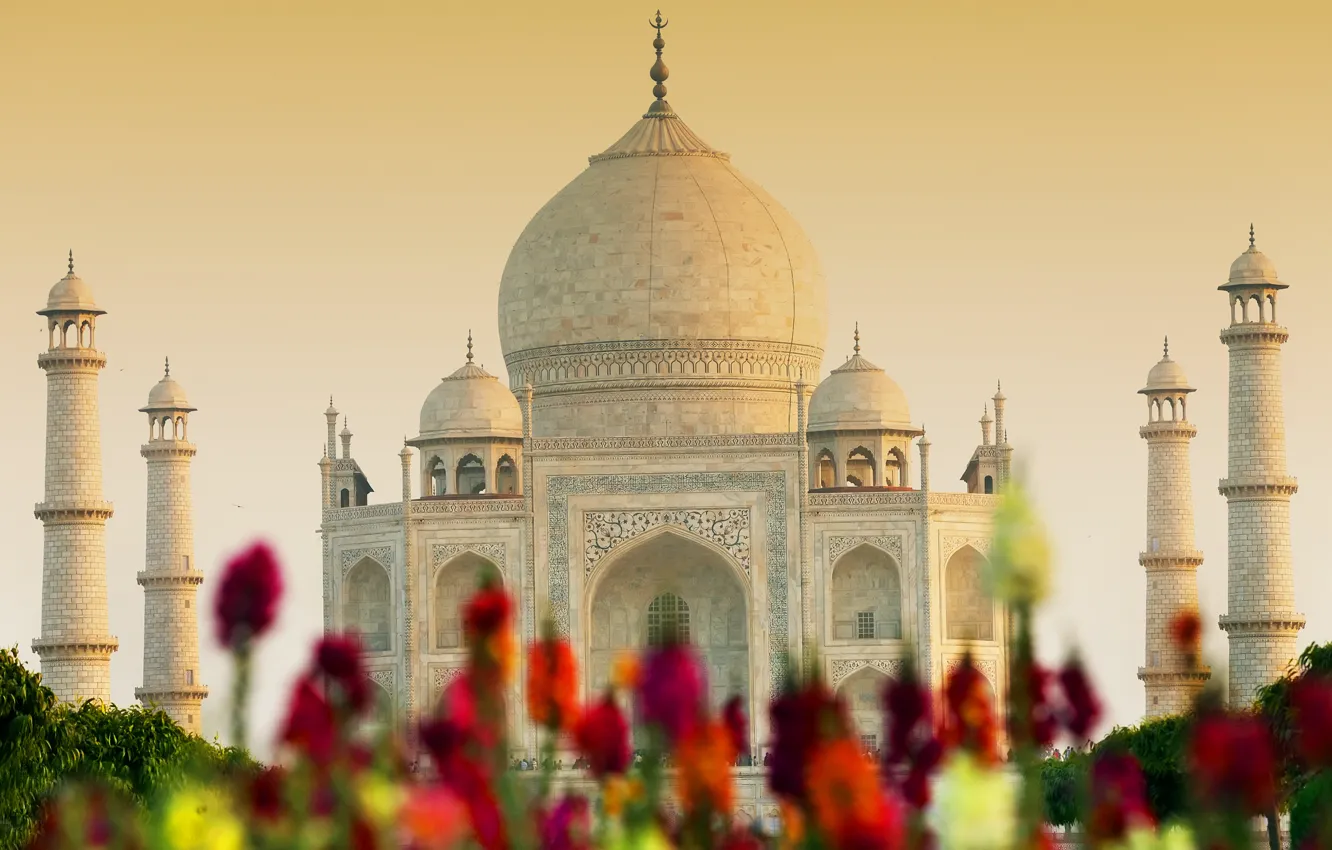 Photo wallpaper castle, India, monument, temple, Taj Mahal, The Taj Mahal, Agra, India