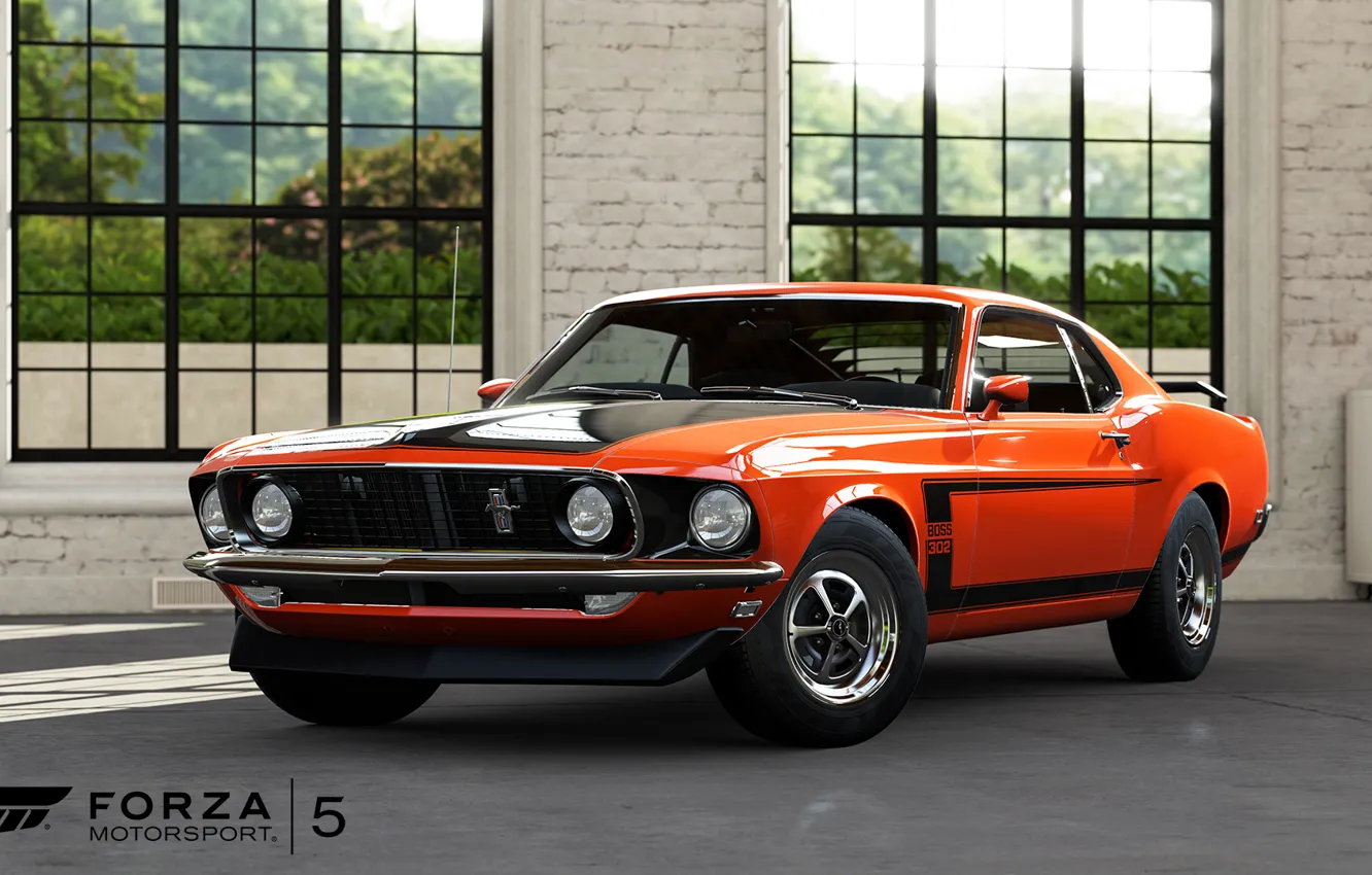 Photo wallpaper 1969, 2013, Forza Motorsport 5, Xbox One, Ford Mustang Boss 302