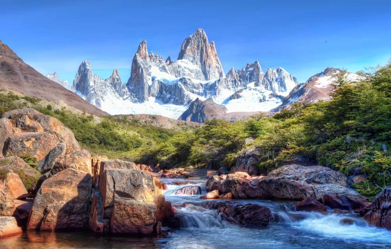 Photo wallpaper Argentina, Patagonia, Fitz Roy