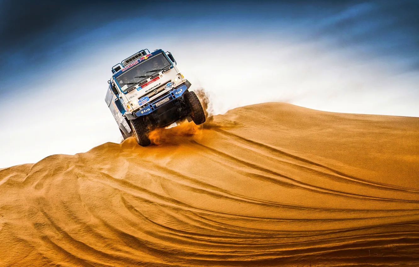 Photo wallpaper The sky, Sand, Nature, Sport, Speed, Race, Master, Beauty