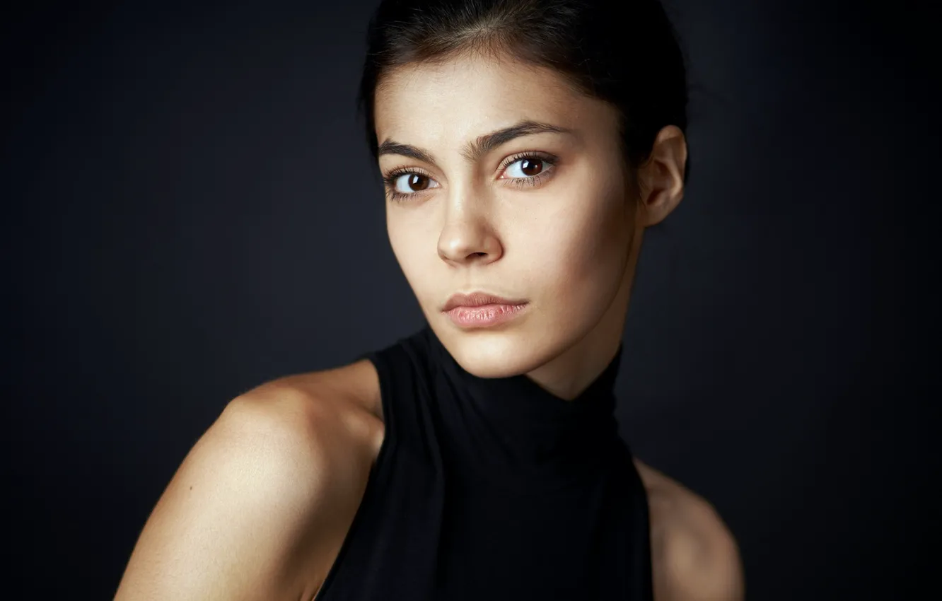 Photo wallpaper portrait, brown-eyed, Alexander Vinogradov