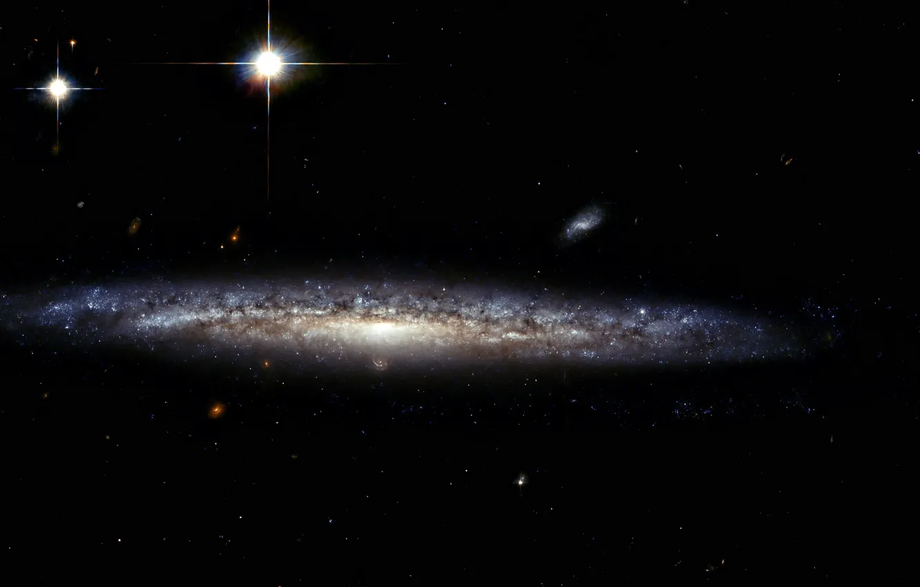 Photo wallpaper Spiral galaxy, Advanced Camera for Surveys, Calcium-rich supernovae, Constellation Boötes, Supernova SN 2003dr, NGC 5714