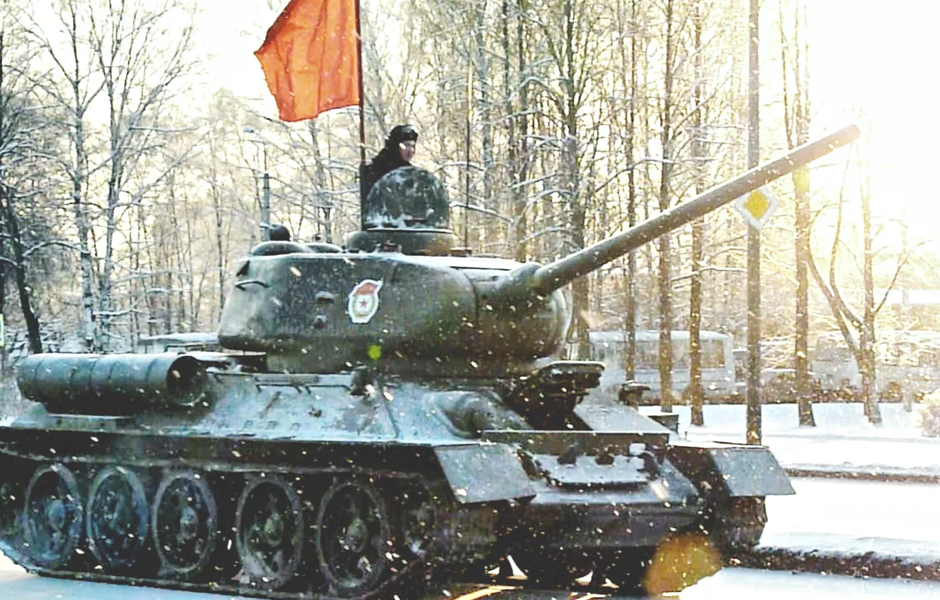 Photo wallpaper tank, T-34, military equipment, Victory TANK T-34