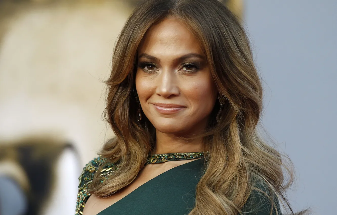 Photo wallpaper look, pose, portrait, actress, singer, Jennifer Lopez, singer, hair