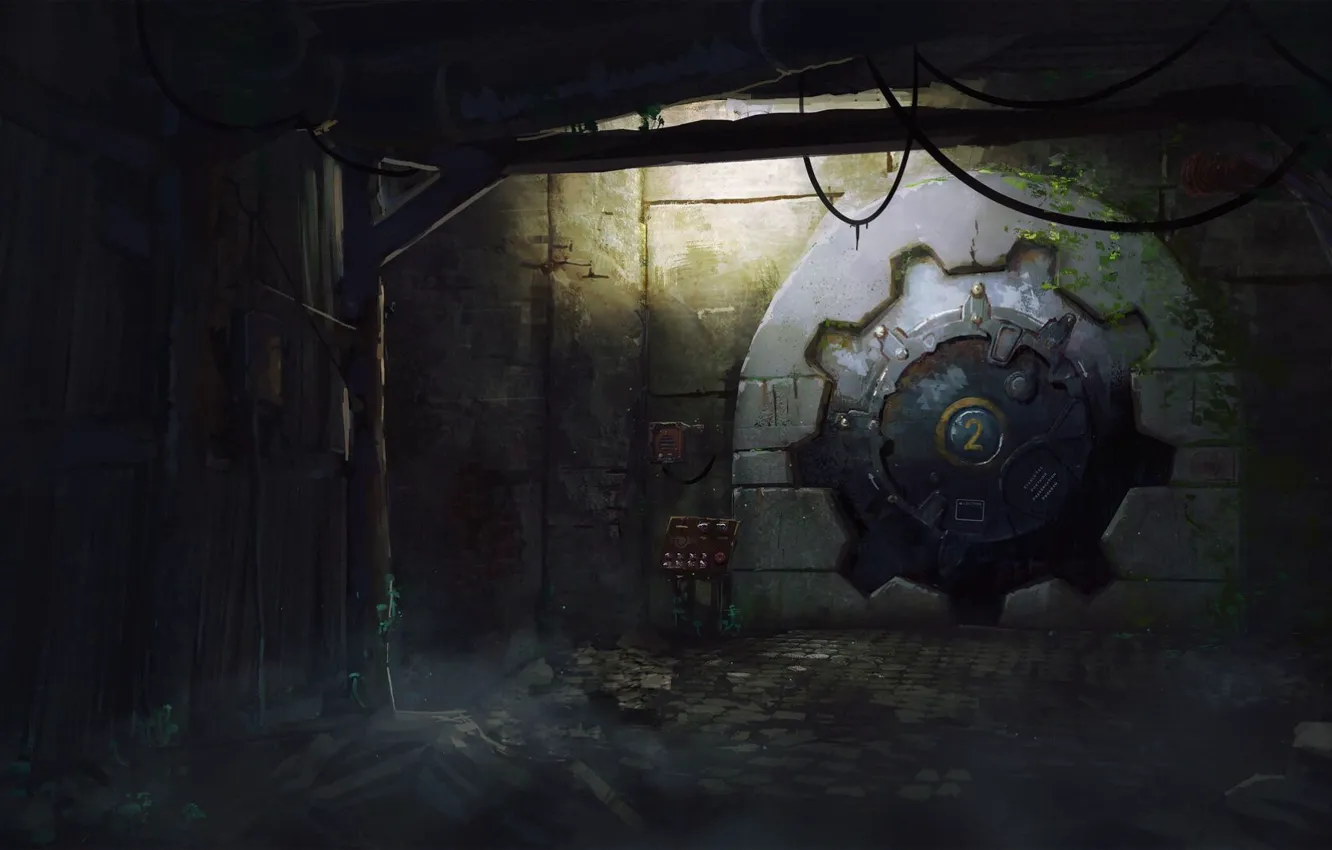 Photo wallpaper fallout, output, Heath, postapokalipsis, bunker