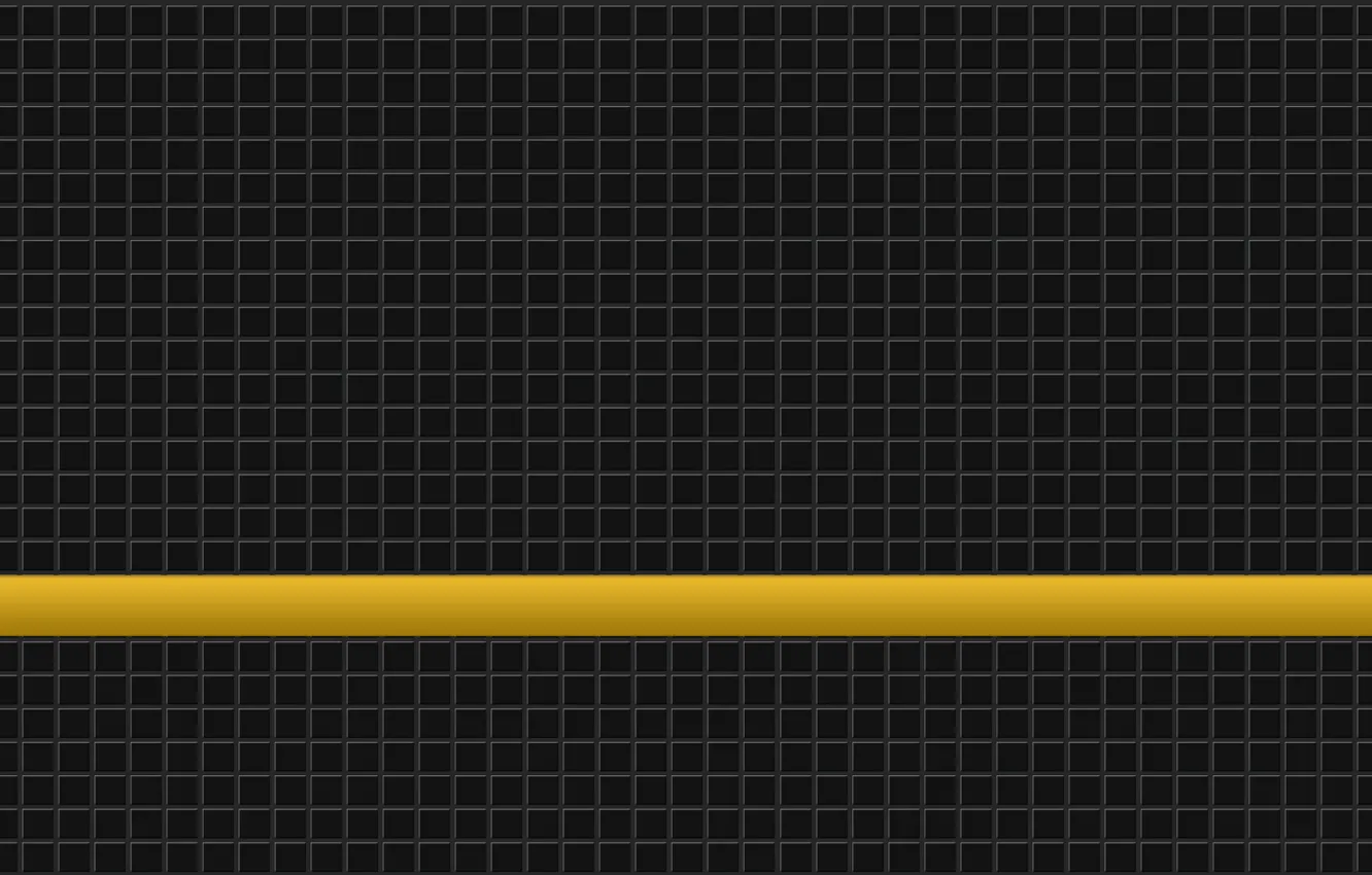 Photo wallpaper strip, mesh, cell, gold, blox