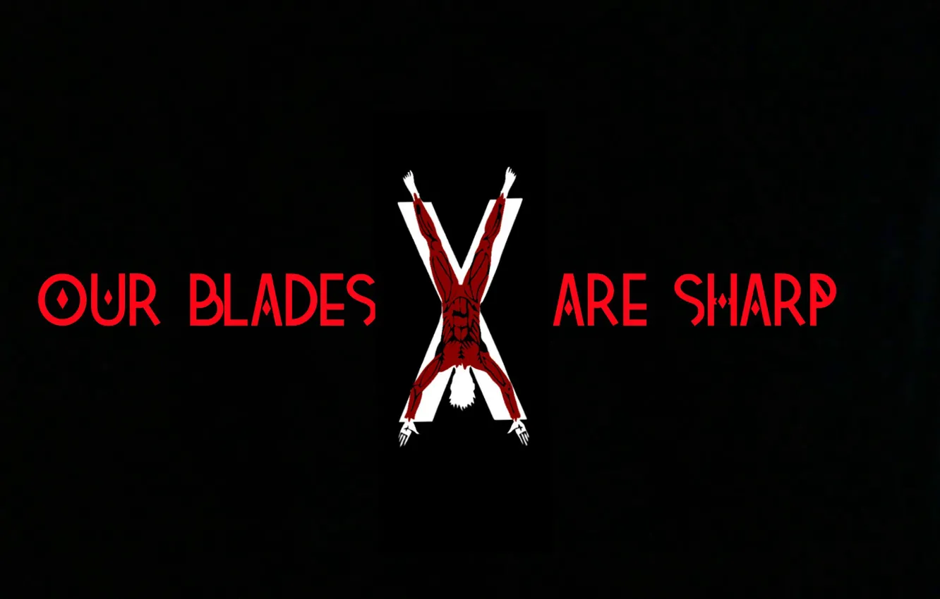 Photo wallpaper our blades are sharp, skinned people, House Bolton